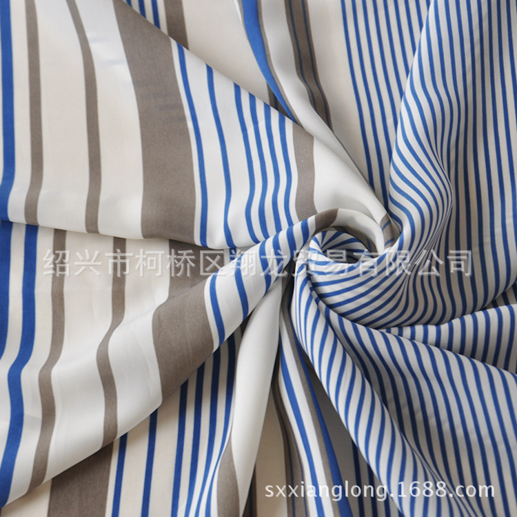 【翔龙印花 XL2803】多色不规则宽窄条纹拼接韩国绒水洗绒