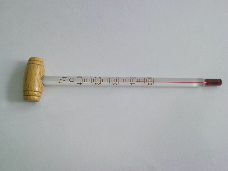 毛竹头温度计 红酒温度计 酒具套装工具