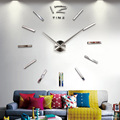 亚克力镜面客厅创意挂钟 亚马逊热卖产品装饰尺寸diy墙钟