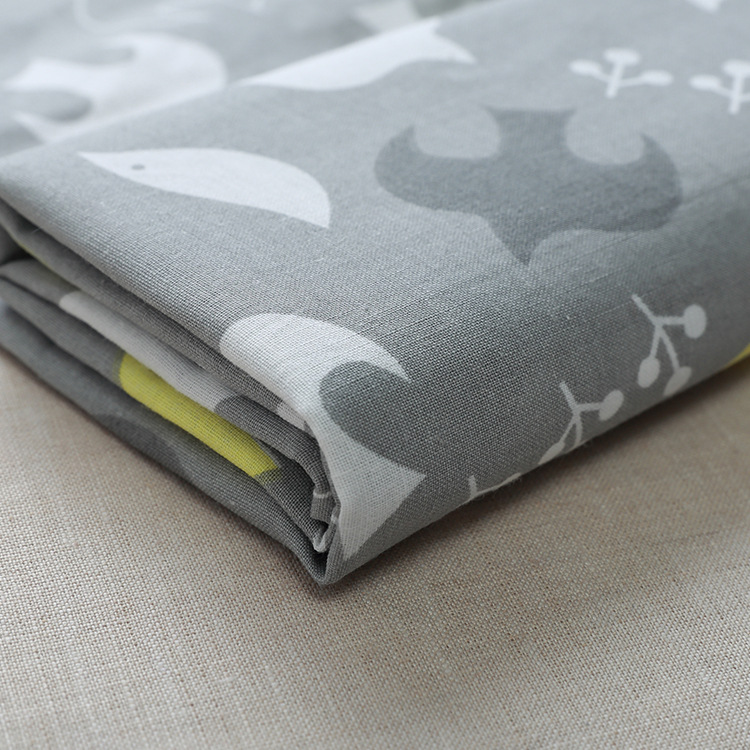 厂家直售 涤棉平纹涂料印花布 秋冬装饰品工艺品面料