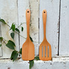 Japanese spoon, set, kitchen, kitchenware from natural wood, simple and elegant design