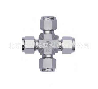 捷锐卡套接头 四通管接头SS-UC-TF6M 捷锐6mm卡套四通 管与管连接