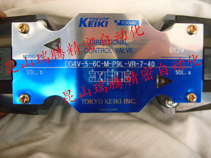 电磁阀DG4V-5-6C-M-P9L-VR-7-40东京计器TOKYOKEIKI东机美TOKIMEC