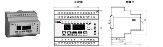 安科瑞火灾探测器ARCM200BL-J1电气火灾主机