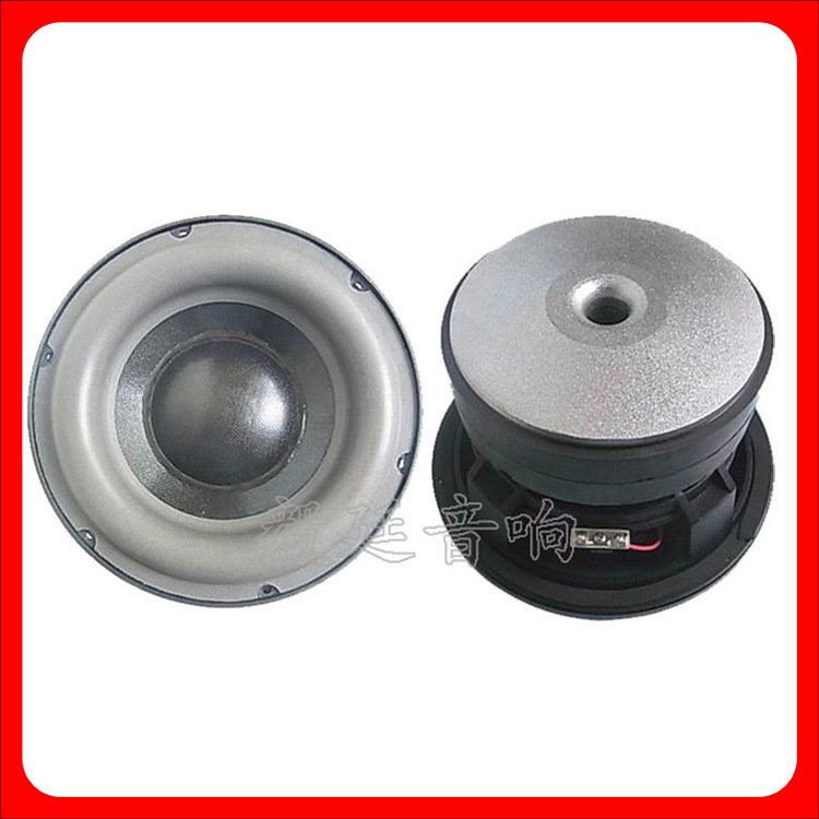 高保真汽车音响喇叭_8寸圆形铝盆架纸盆低音炮扬声器