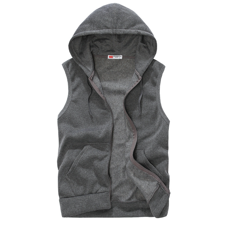 Autumn New Cardigan Korean Sports Leisure Express Zipper Hooded Couple Vest