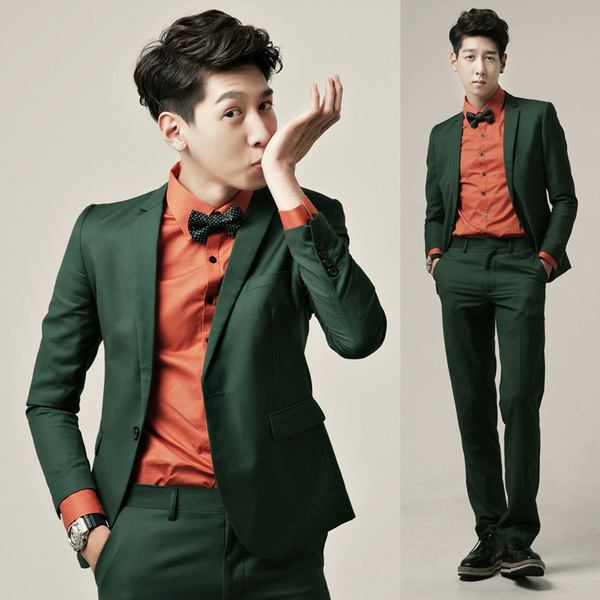 Men's green set