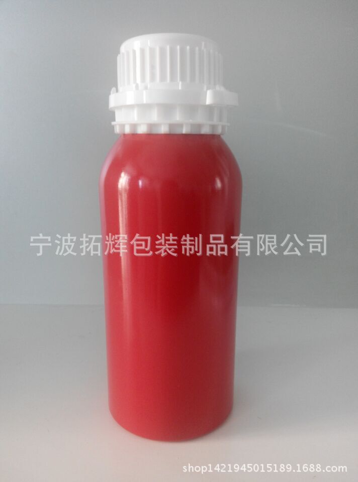 厂家批发500ML红色大口铝瓶  香精油瓶    质量上乘