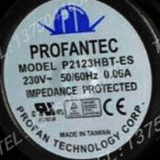 P2123HBT-ES 230V 0.06A 12038 12CM 金属风扇 为弘 耐高温风机