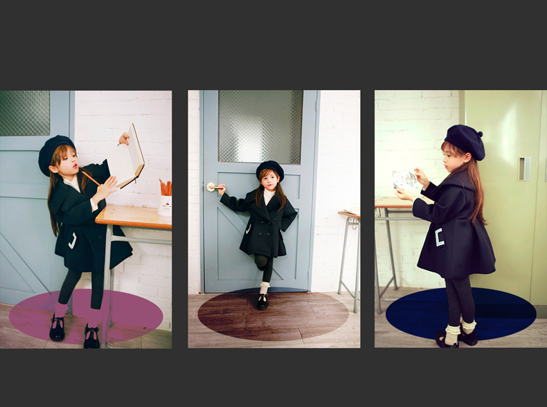 Manteau pour fille CANDY KIDS en fibre - Ref 2161886 Image 7