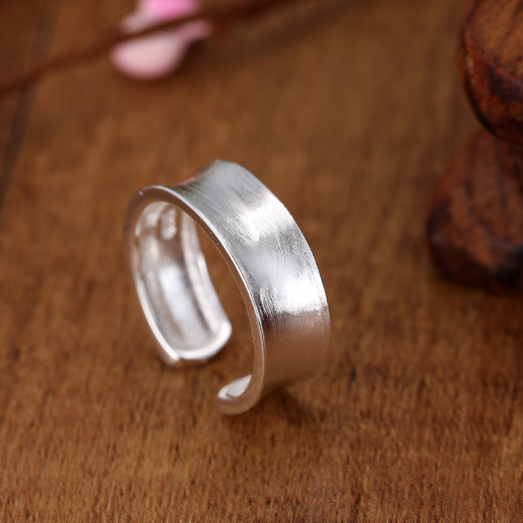 s925 Sterling Silver open ring Korean frosted sterling silver ring sterling silver jewelry wholesale s925 Sterling Silver open ring Korean frosted sterling silver ring sterling silver jewelry wholesale