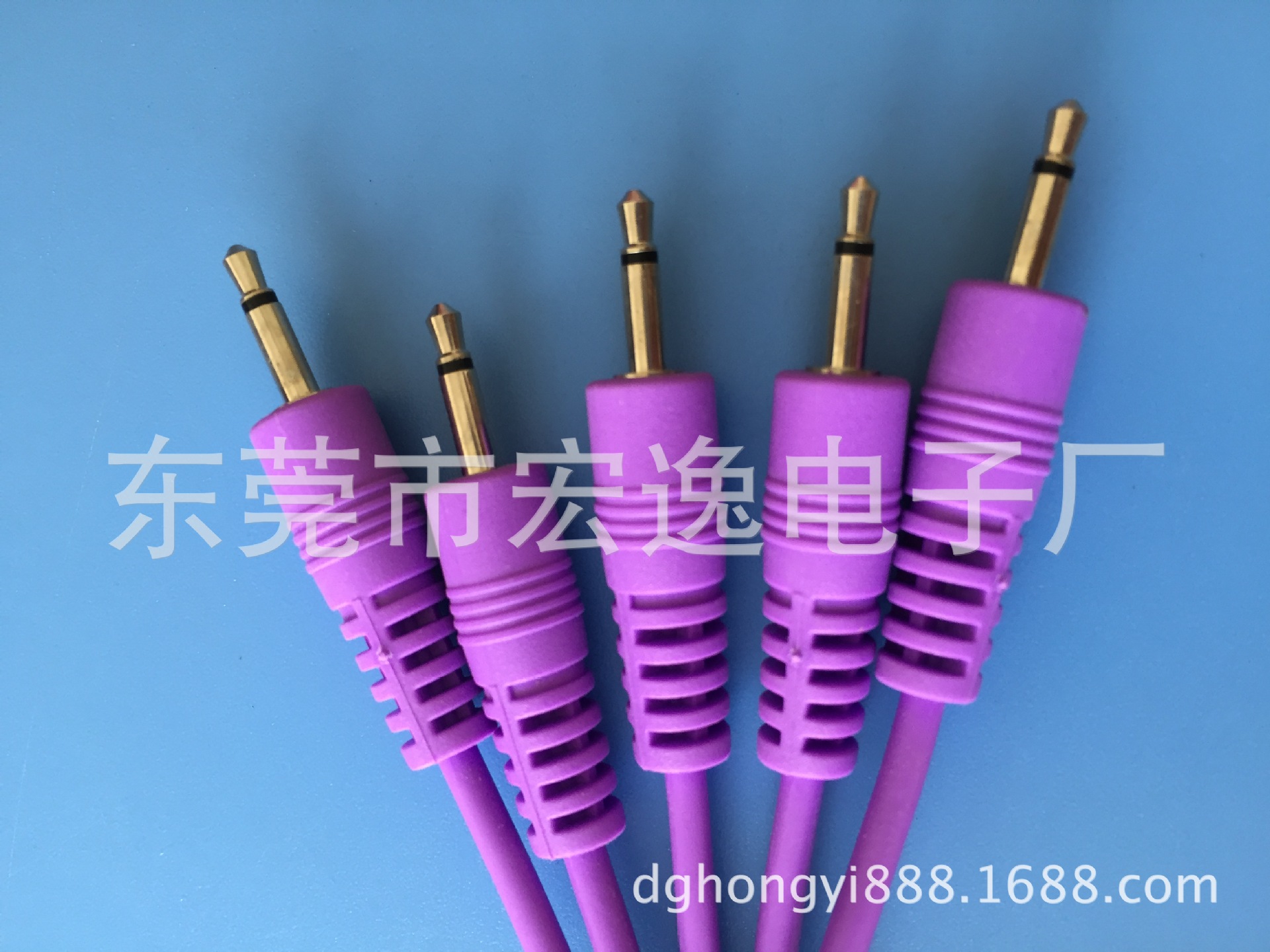供应814C紫色2.5/3.5MM成人用品连接线|性玩具线|飞机杯充电线