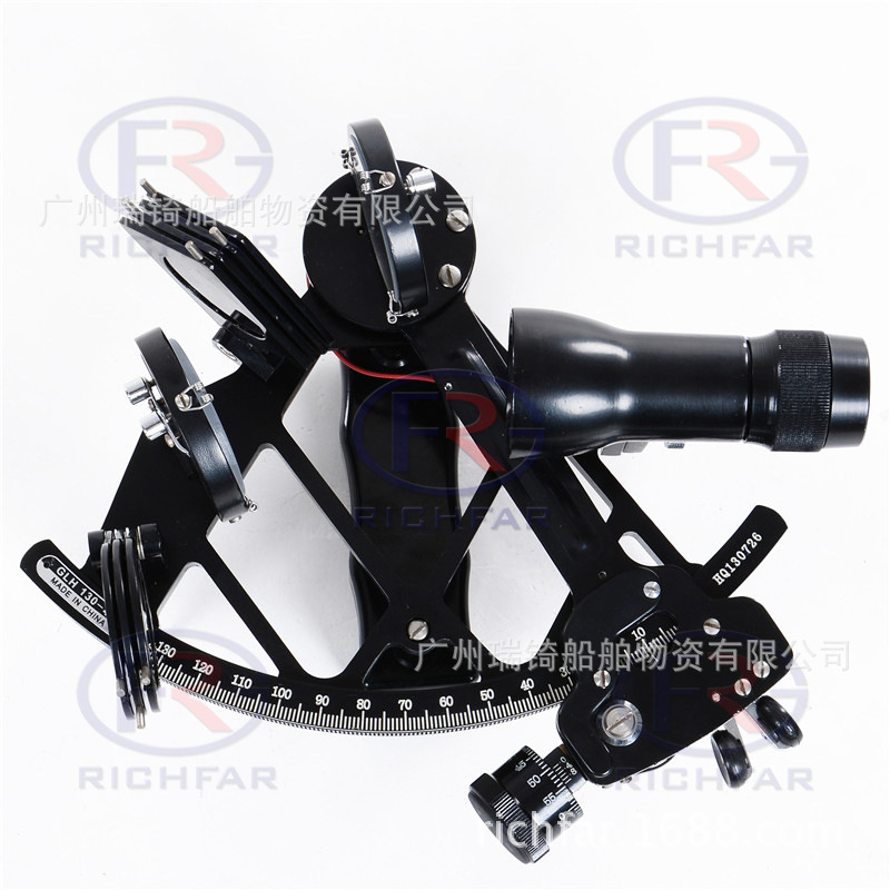 厂家批发优质船用仪器仪表 航海六分仪 带夜视灯反光式测角仪