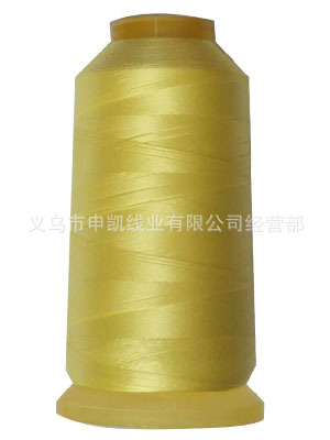 연한 노란색 382 150d 세 가닥 가는 실