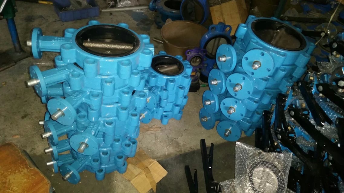 气动衬胶蝶阀 气动对夹衬胶蝶阀 衬胶蝶阀