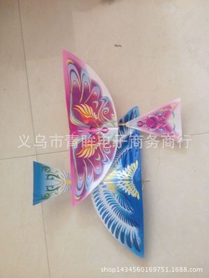 快手火山鲁班鸟木鸟竹鸢新款滑翔机吉祥鸟 大号橡皮筋动力飞鸟|ms