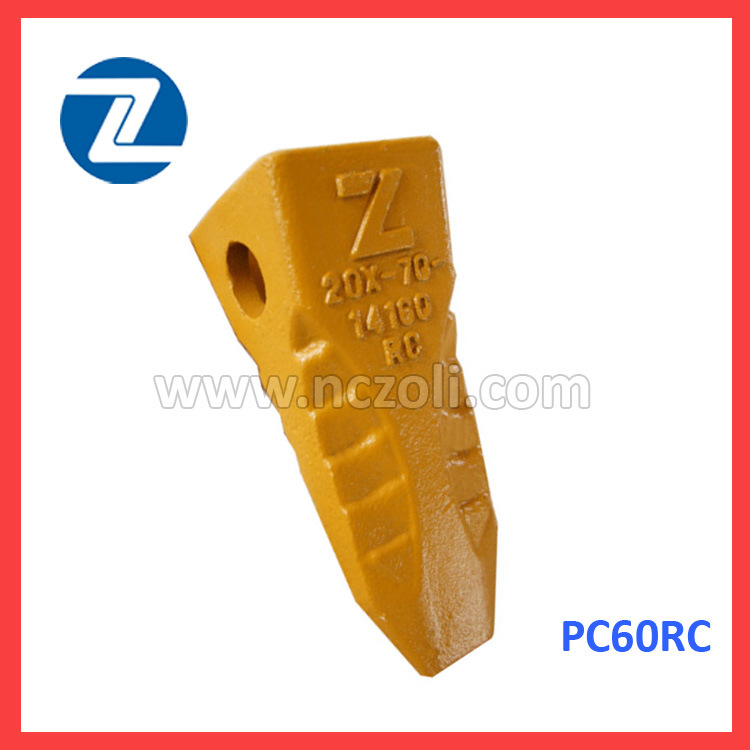 小松挖掘机配件 斗齿PC60鱼鳞款 精铸 中力供应【批发】精密铸造