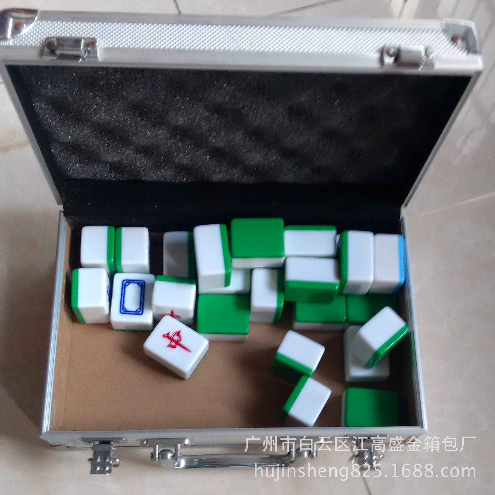 厂家承接定制多功能铝合金便携麻将箱 手提工具箱精磨耐摔