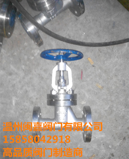 J45W不锈钢Y形直流截止阀 不锈钢Y形直流截止阀