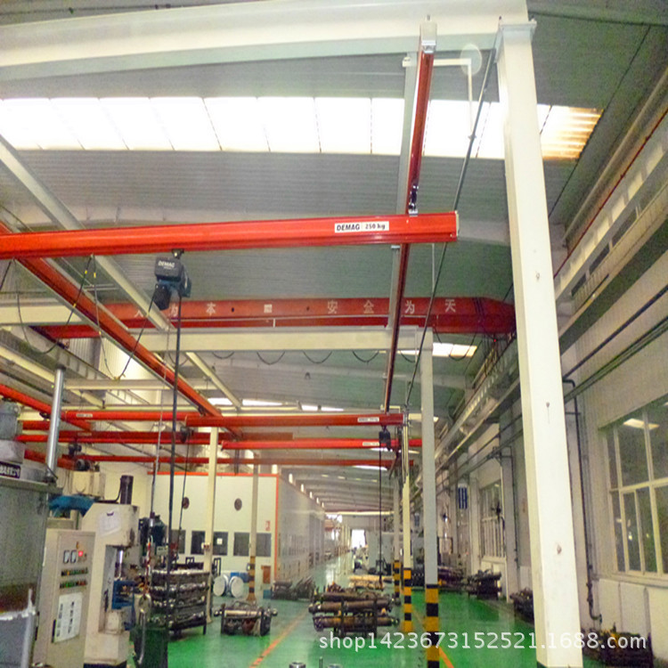 柔性吊起重机KBK柔性吊立柱式柔性起重机小型柔性吊手拉小行车