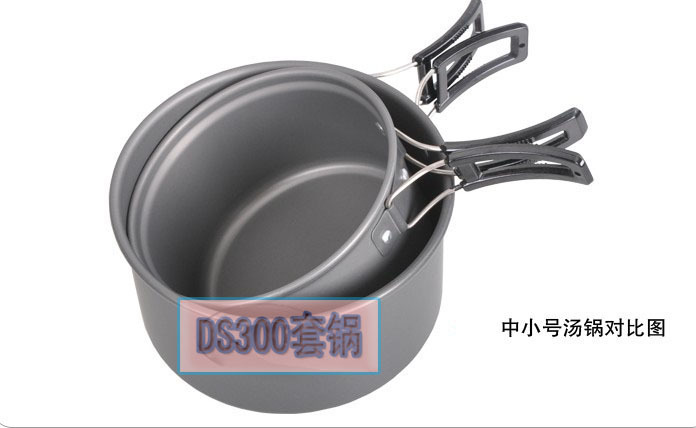 野营套锅_厂家批发一路野营组合 户外野餐套锅