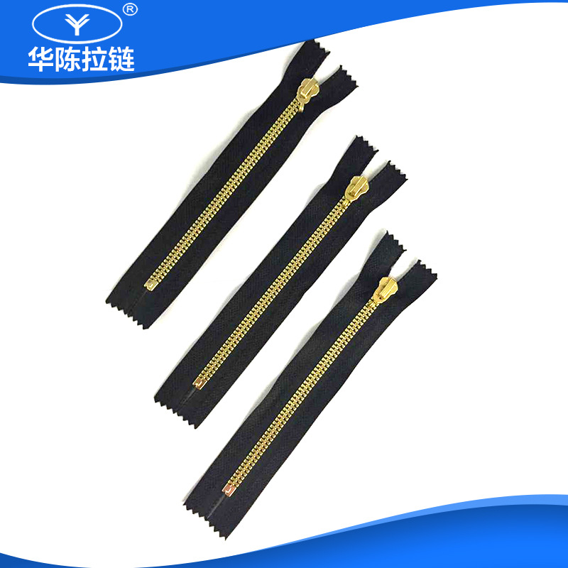 厂家热销 树脂Y芽金齿拉链 树脂闭尾拉链 树脂5号拉链 箱包拉链