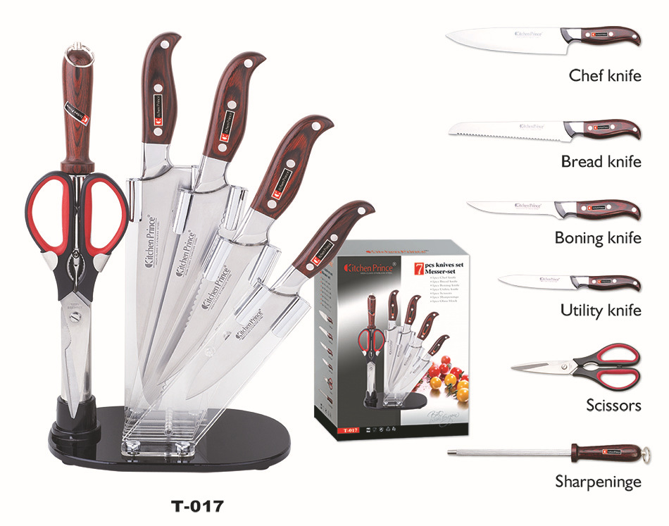 knife set外销高档礼品 出口喷漆钢头套刀 厨房刀具套装export-阿里巴巴