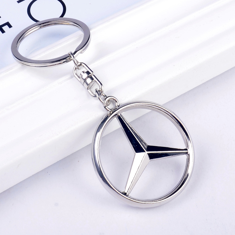 high quality MercedesBenz Style Car Keychain Part Collect KeyRing key