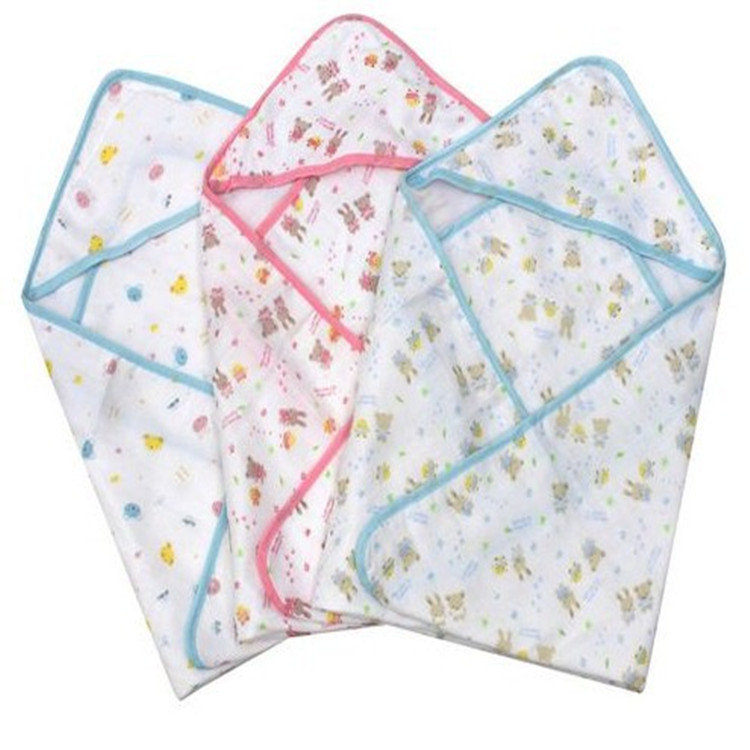 Gift of Love Four-Layer Gauze Baby Blanket Bag Newborn Blanket Wholesale Spring and Summer Baby Blanket Thin