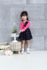 Set, woolen dress, skirt, Korean style, children's clothing, wholesale, flowered, autumn