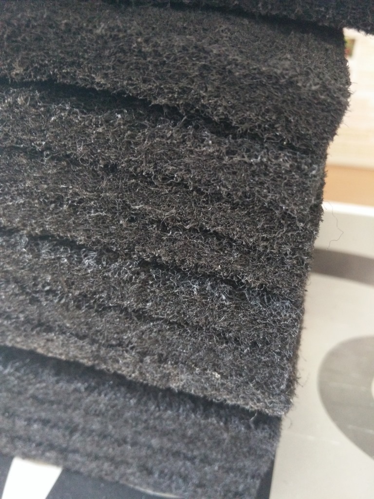 专业生产 厂家直销活性炭过滤棉 活性炭纤维过滤网(图) 5mm