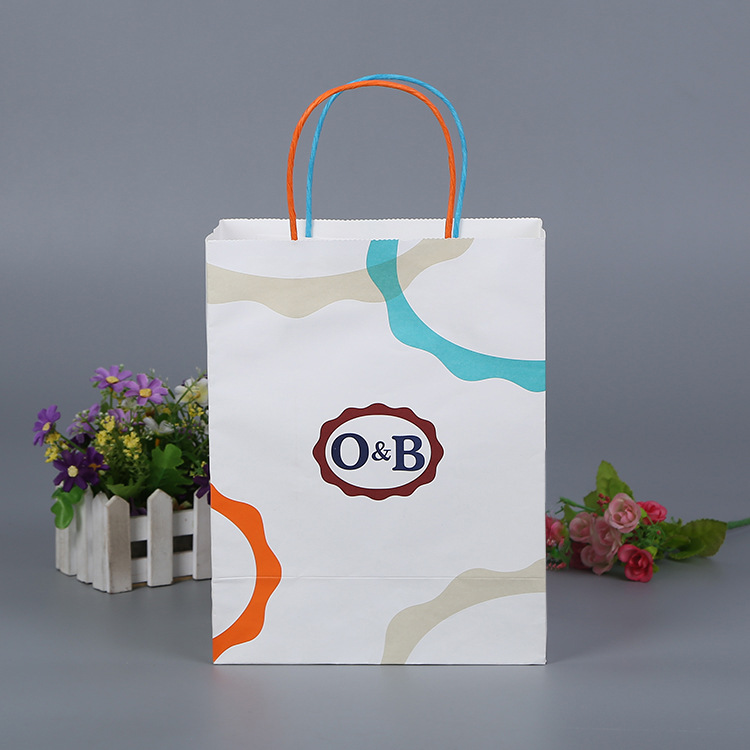 厂家牛皮纸袋定做 服装手提袋 烘焙 外卖打包袋 礼品袋印刷logo