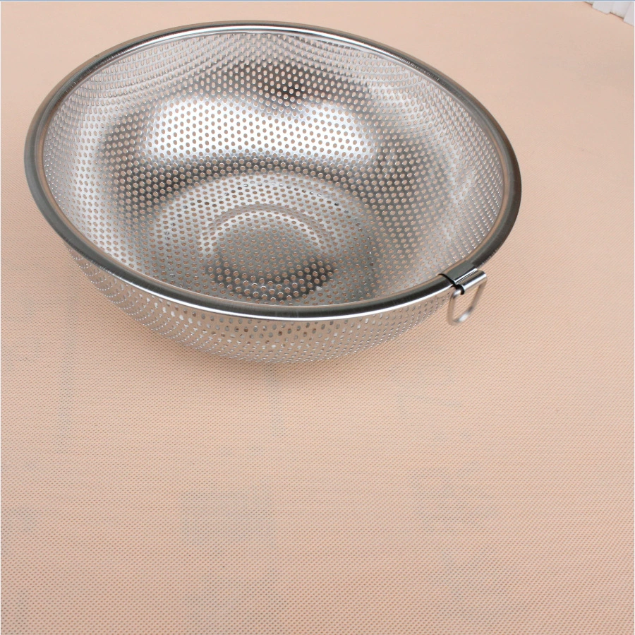 ИУ предметы первой необходимости оптом штамповки кольцо корзина из нержавеющей стали стиральная риса сито штамповки корзина из нержавеющей стали