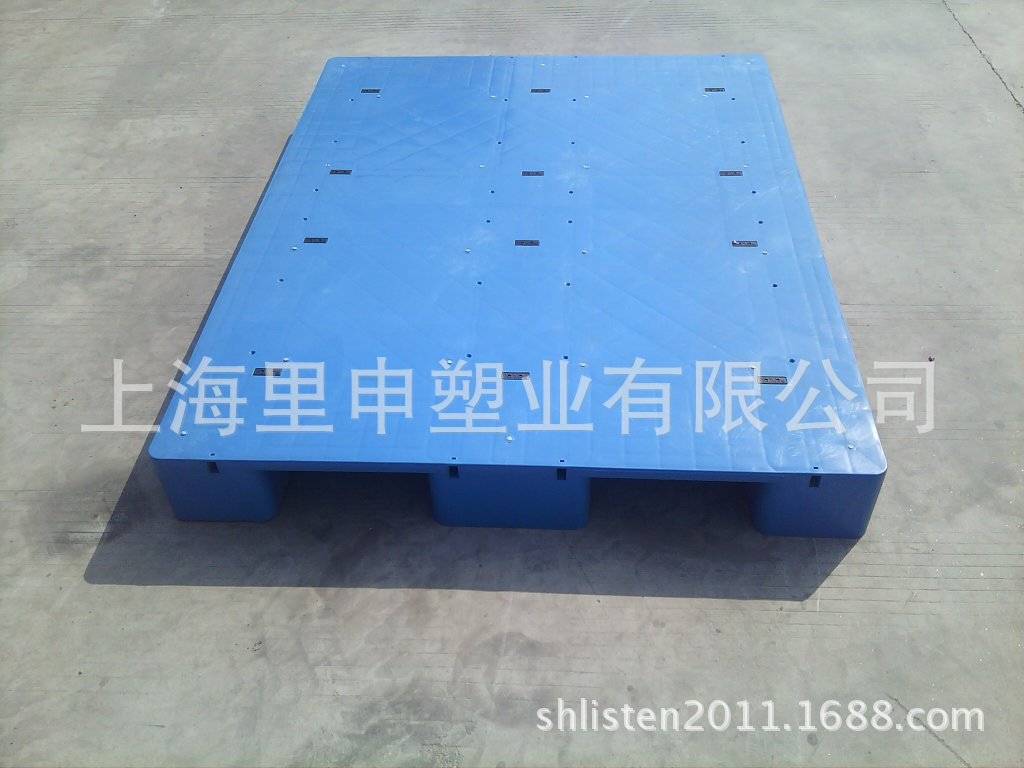 1400*1400平面九脚托盘单面塑料卡板红色黄色绿色灰色重塑料栈板