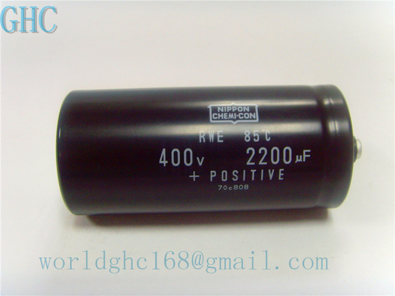 供应储能滤波电容器400V2200UF铝电解电容器 长寿命5000H