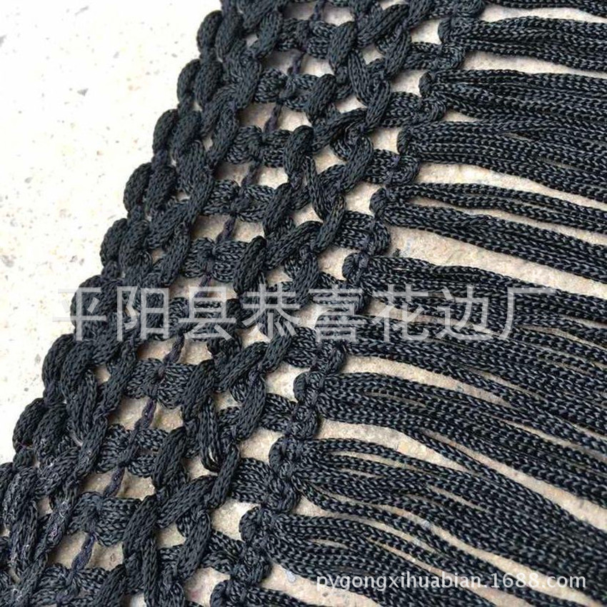 24公分米字型人造丝流苏