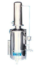 HS.Z68.10D断水自控型不锈钢电热蒸馏水器出水量10L/小时