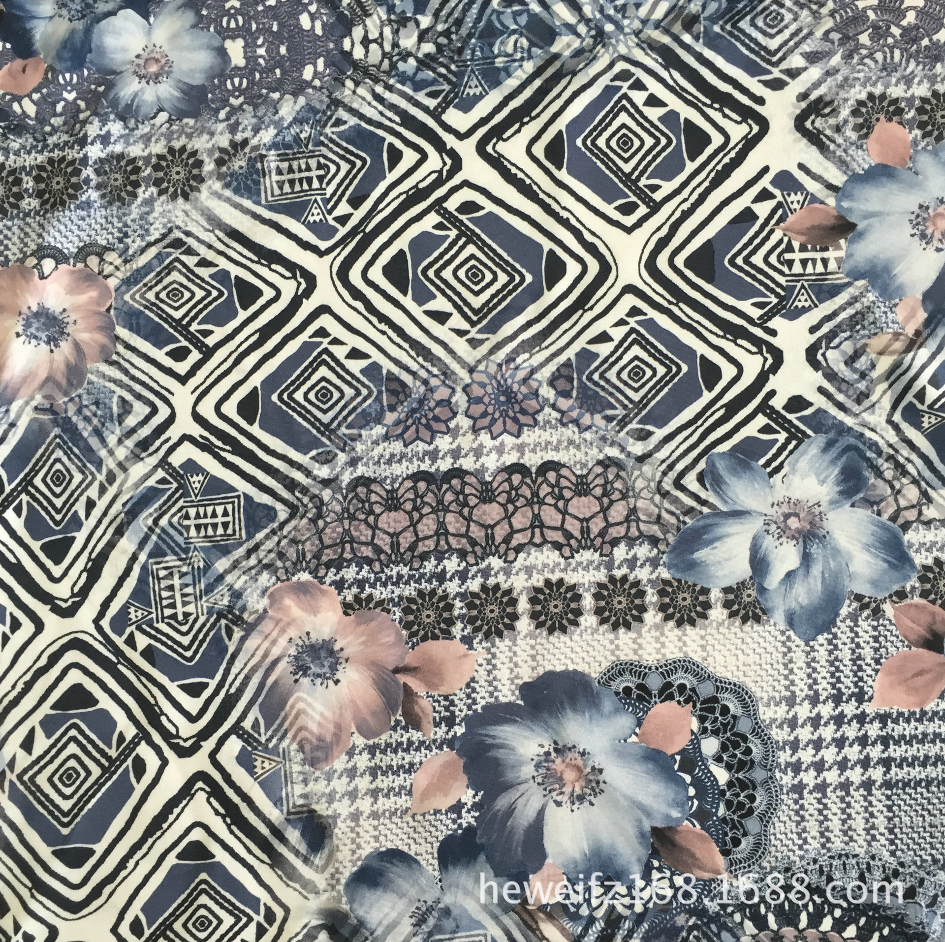 厂价直销F8203 现货供应四面弹印花时尚男女服装涤纶内衣睡衣面料