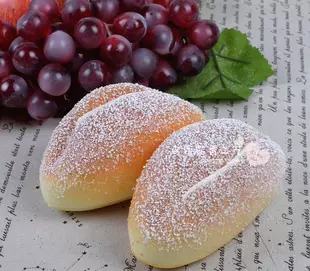 Персиковая булочка с кремом из PU реквизит для фото