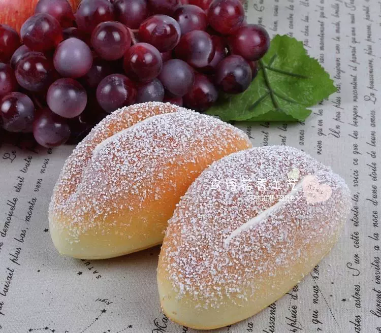 Персиковая булочка с кремом из PU реквизит для фото