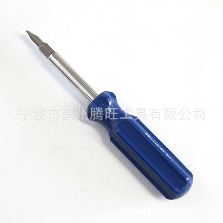 腾旺厂家大量供应六合一螺丝批 优质十字螺丝刀 家用组合工具