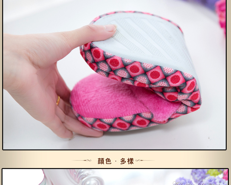 Pantoufles enfants en suède pour hiver - semelle PU - Ref 1018638 Image 18