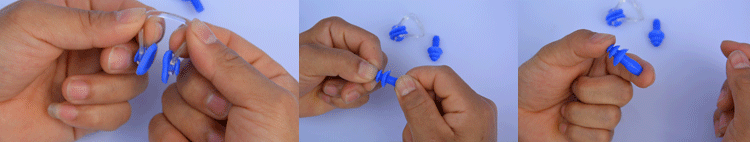 鼻夹耳塞弹性动态B