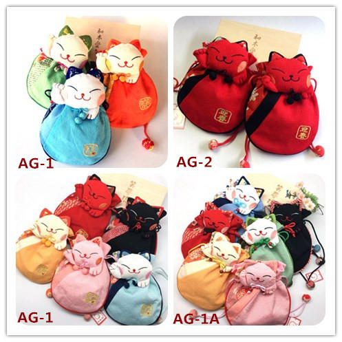 招财猫束口袋组
