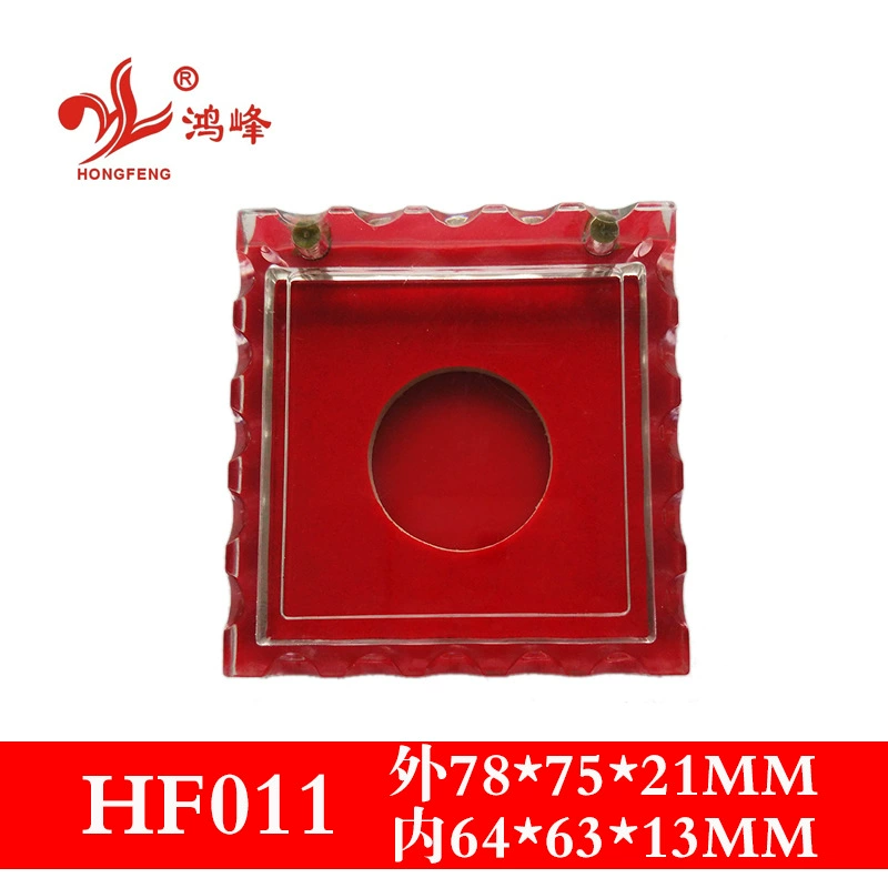 Производители поставляют один памятная монета Подарочная коробка дисплей коробка прозрачный кристалл как пластиковая коробка с логотипом