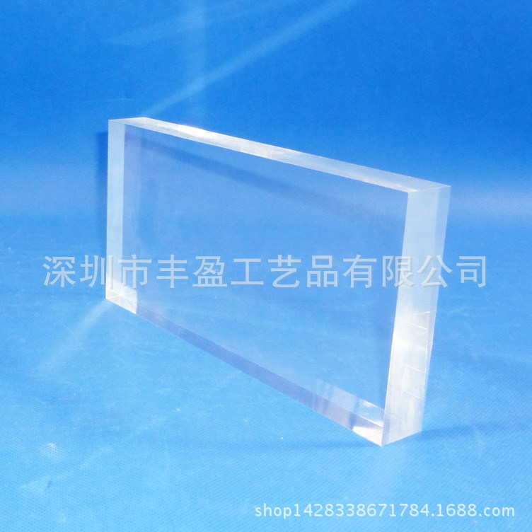 钻石抛光机加工透明亚克力方块，有机玻璃方块