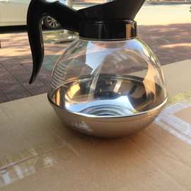国产不锈钢钢底咖啡壶 美式咖啡机 茶壶 冷水壶