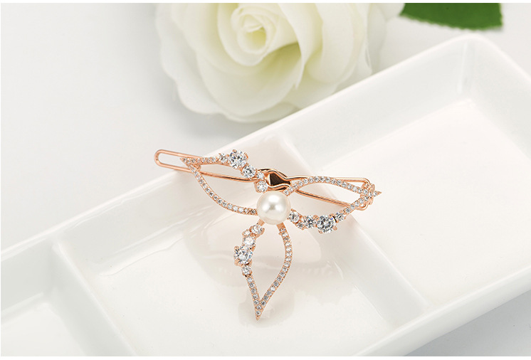 Flower Zircon Fashion Hairpin display picture 4