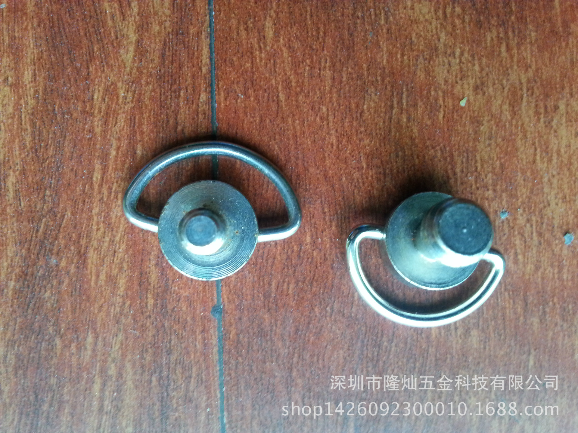 国产镀镍易车铁D环1/4-20云台快装板螺丝相机螺丝1/4吊环螺丝