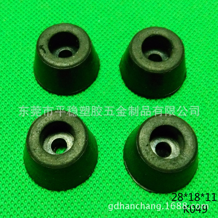 厂家直销橡胶脚垫 梯形家具减震脚垫 工业脚垫 防滑垫高机脚
